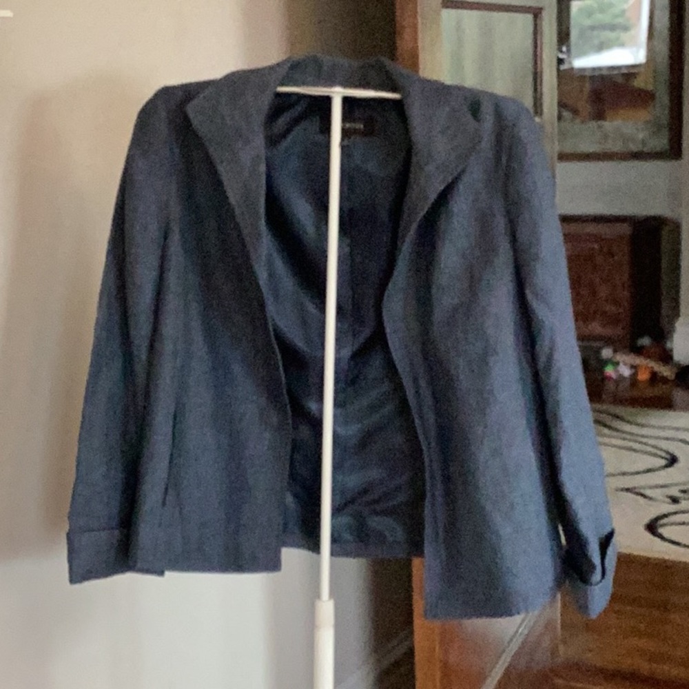 Talbots 100 percent linen open 3/4 sleeve blazer. Worn once